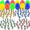 48Pcs Soldier Toys Prefilled Easter Eggs 2.36in