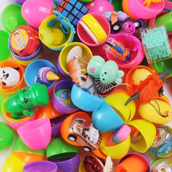 48Pcs Toys Prefilled Easter Eggs 3.25in