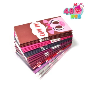 48Pcs Valentines Day Treat Paper Bags with Different Characters
