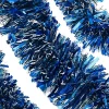 4pcs Sparkly Blue Tinsel Christmas Garland 6.6ft