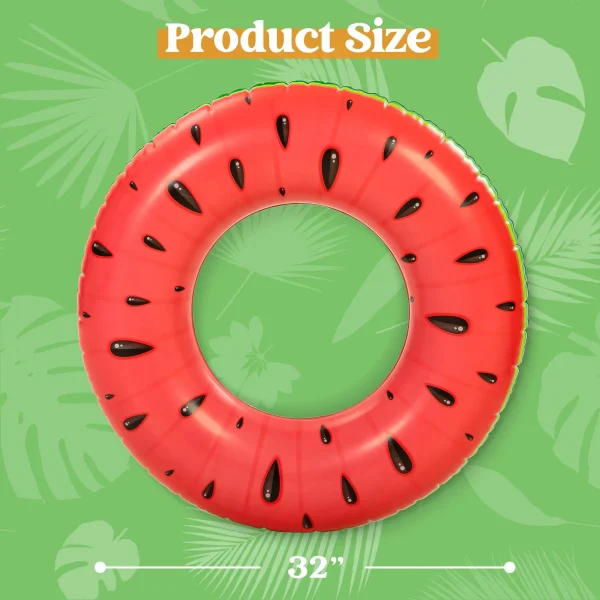 4pcs Inflatable Fruit Pool Tubes