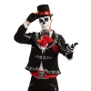 4pcs Mens Day of the Dead Halloween Costume Accessories