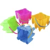 4pcs Sand Castles Beach Bucket Toys Set with Mesh Bag