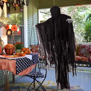 Dark Hanging grim reaper Halloween Decoration 5ft