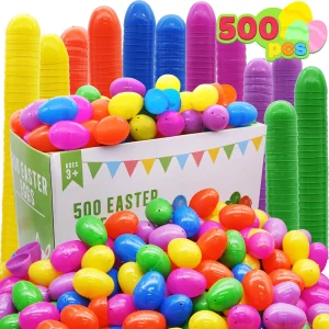 500Pcs Colorful Easter Egg Shells 2.3in
