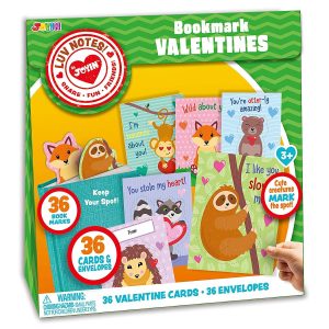 Valentine Gift Cards With Cute Animal Bookmarks