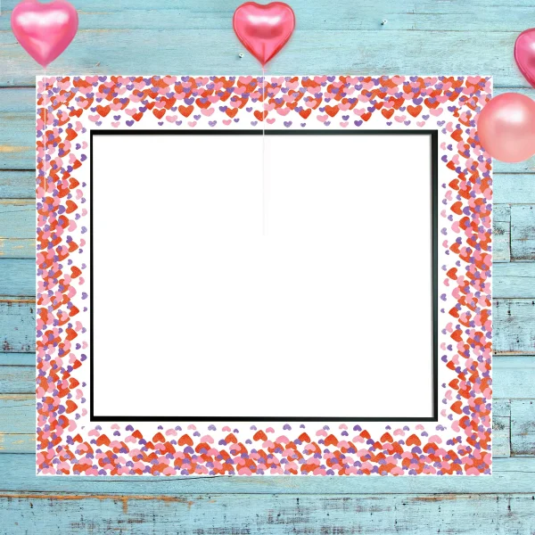 52.5ft Valentines Day Decorations Borders for Classroom Decor