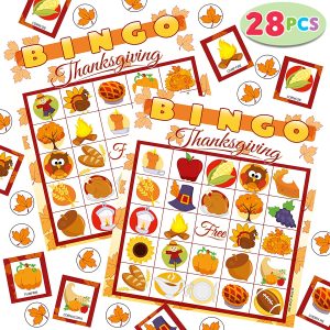 Thanksgiving Bingo Cards