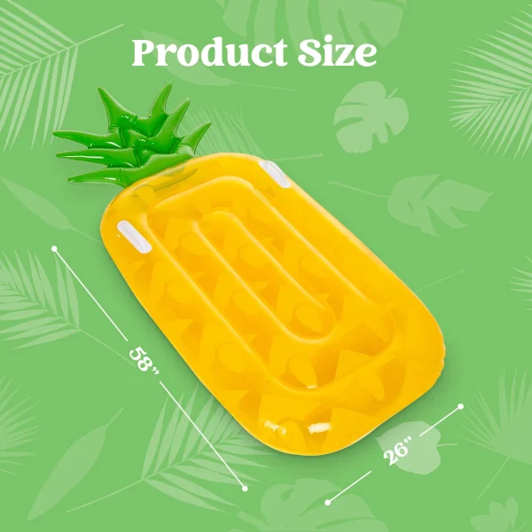 58in Inflatable Pineapple Pool Float
