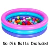 2pcs 58in Multicolor Inflatable Kiddie Swimming Pool Set