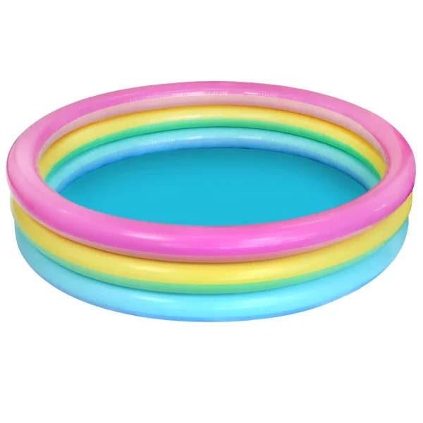 58in Multicolor Inflatable Kiddie Pool