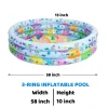 58in Unicorn Rainbow Inflatable Kiddie Pool