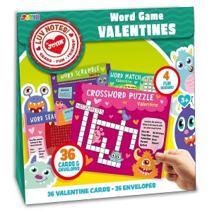 Valentine Gift Cards With Word Game Cards