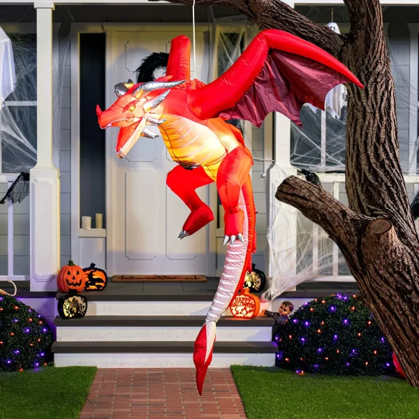 5ft Hanging Flying Dragon Inflatable Decoration