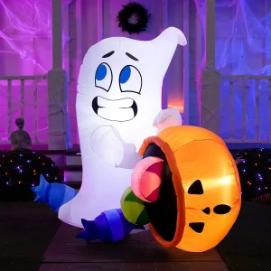 5ft Inflatable LED Cute Ghost Decoration