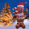 5ft LED Yard Decoration Inflatable Gingerbread Man