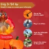 6ft Large Thanksgiving Turkey on Pumpkin