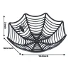 5pcs Halloween Plastic Spider Web Basket
