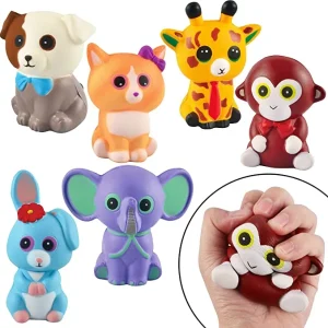 6Pcs Jumbo Squishy Animal Squishy Toys