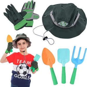 6Pcs Green Kids Gardening Tool Set