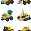 6 in 1 Toy Construction Trucks Building Blocks