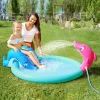 Inflatable Sprinkler Kiddie Pool with Slide