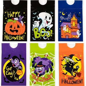 60pcs Halloween Drawstring Candy Bags