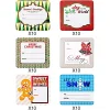 60Pcs Jumbo Christmas Stickers Gift Tag Self Adhesive Labels