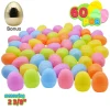 60Pcs Pastel Easter Egg Shells 2.3in