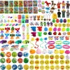 60Pcs Stickers and Toys Prefilled Ester Eggs