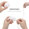 60pcs White Plastic Easter Egg Ornaments
