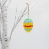 60pcs White Plastic Easter Egg Ornaments