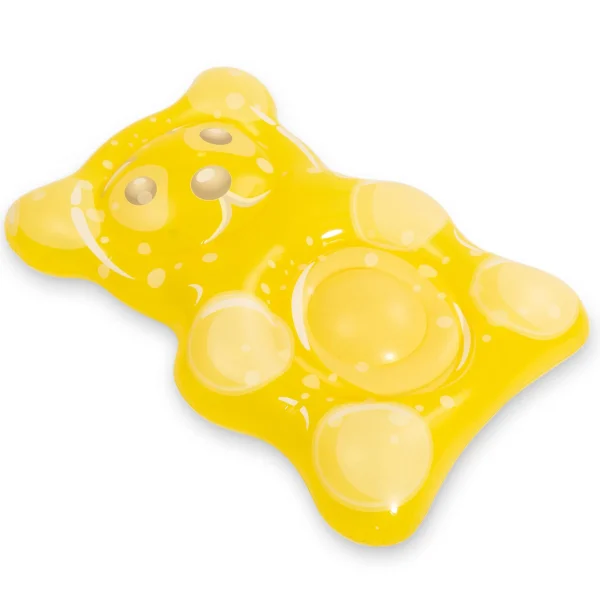 60in Inflatable Gummy Bear Pool Float for Kids