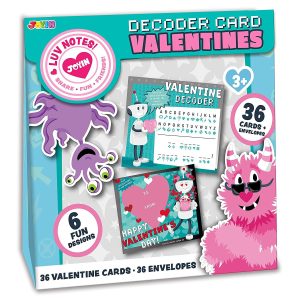 Valentine Gift Cards With Decoding Games