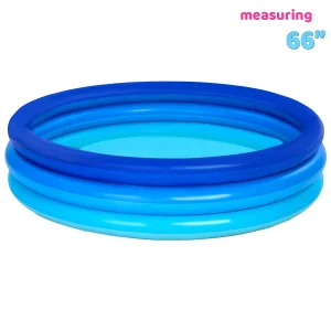 66in Inflatable Blue Garden Round Kiddie Pool