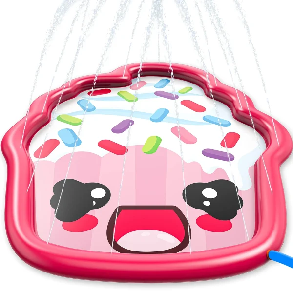 68in Kids Cupcake Sprinkler Splash Pad