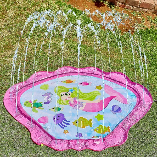 Mermaid Sprinkler Mat (Pink)