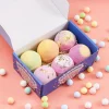6Pcs Bath Bombs with Soft and Yielding Toys