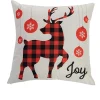 6pcs Christmas Buffalo Plaid Pillow Covers