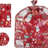6pcs Jumbo christmas gift Bags with Ties and Gift Tags