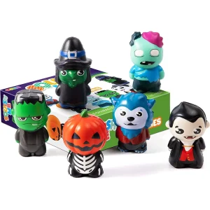 6Pcs Themed Squishy Toys for Halloween
