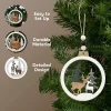 6pcs Christmas Hanging Reindeer Ornaments