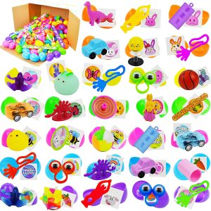 144pcs Prefilled Easter Eggs with Assorted Toys