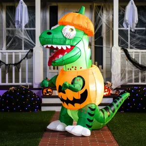 6ft Inflatable Dinosaur Halloween Decoration