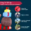 6ft Inflatable LED Snail with a Stack of Gifts