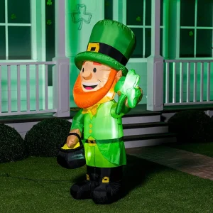 6ft Large St. Patrick’s Standing Leprechaun Inflatable