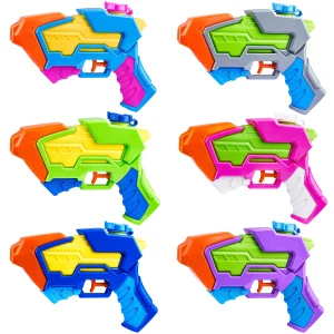 6pcs Aqua Phaser Assorted Water Pistols Guns