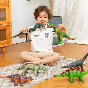 6Pcs Big Dinosaur Toys Set 12in to 14in
