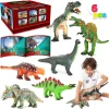 6pcs 12in to 14in Educational Dinosaur Toy Set