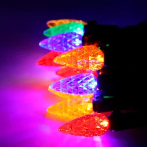 70 LED C6 Multicolor Christmas Light 22.6ft
